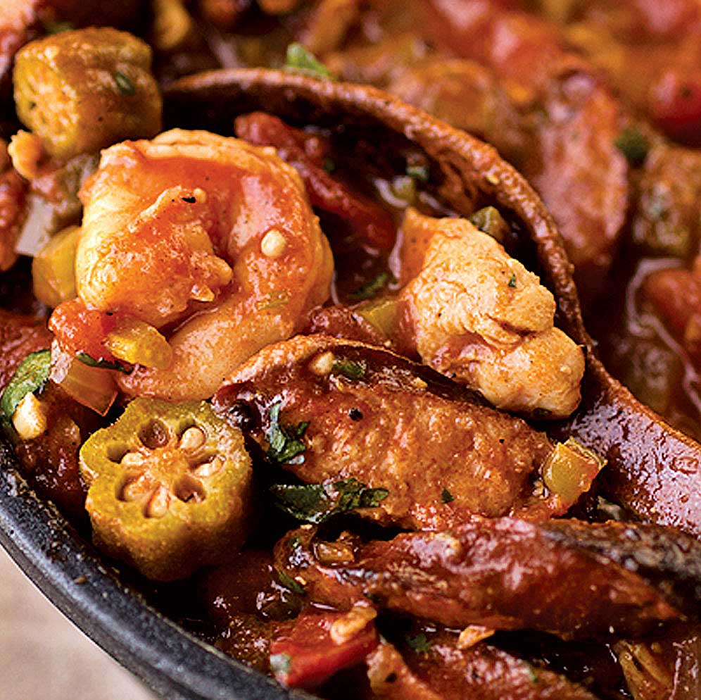 Chicken -N- Okra Over Rice