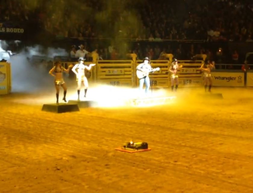 Austin Wahlert Performing at the NFR