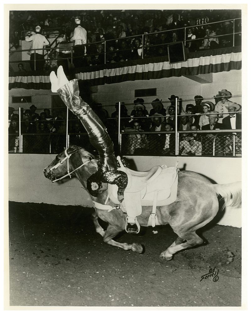 Karen performing the full shoulder stand - Courtesy the family