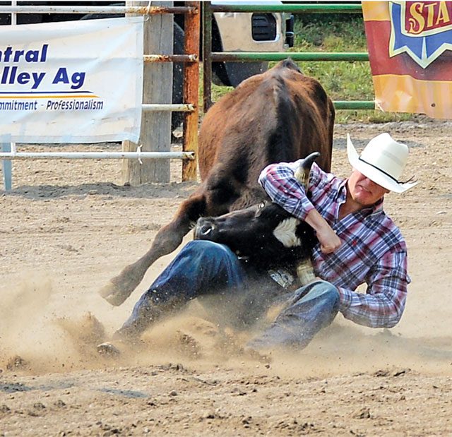 Cade wrestling in high school