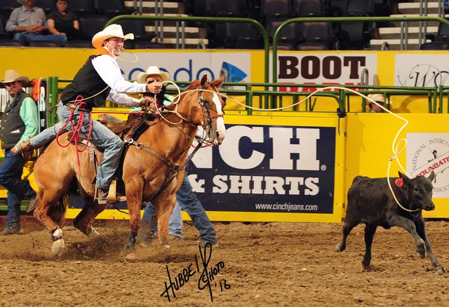 Former college champ having success again at College National Finals rodeo