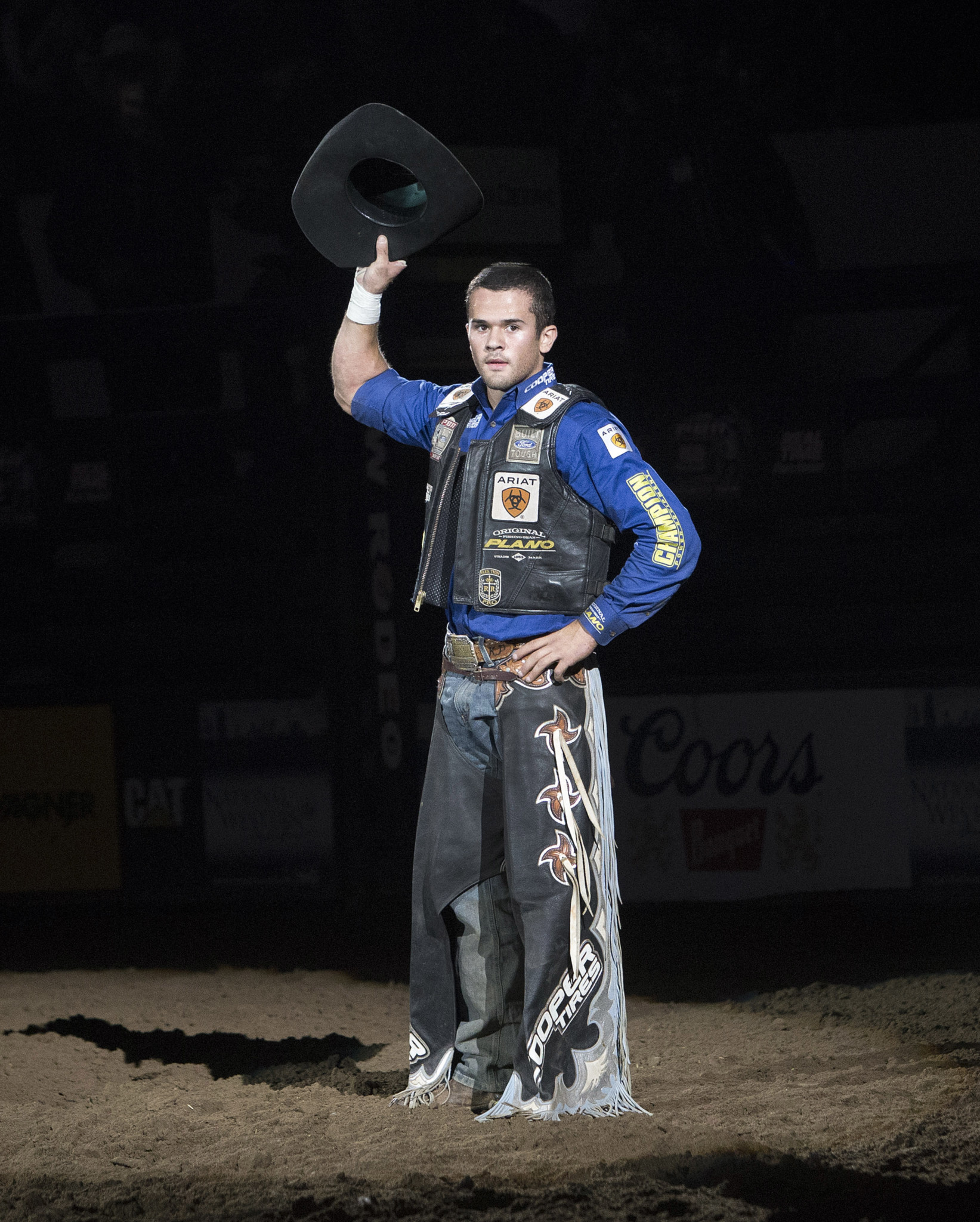 Three is a charm for Brazilian bull rider at Denver