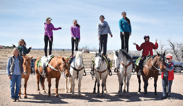 On The Trail with Red Top Ranch Trick Riding School