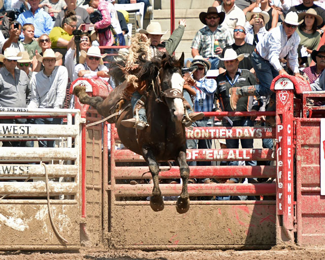 Brody Cress Makes History at 122nd Cheyenne Frontier Days