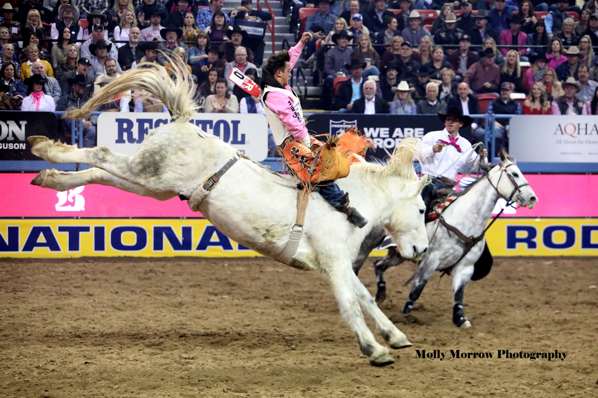 Clayton Biglow sets arena record with 93-point ride