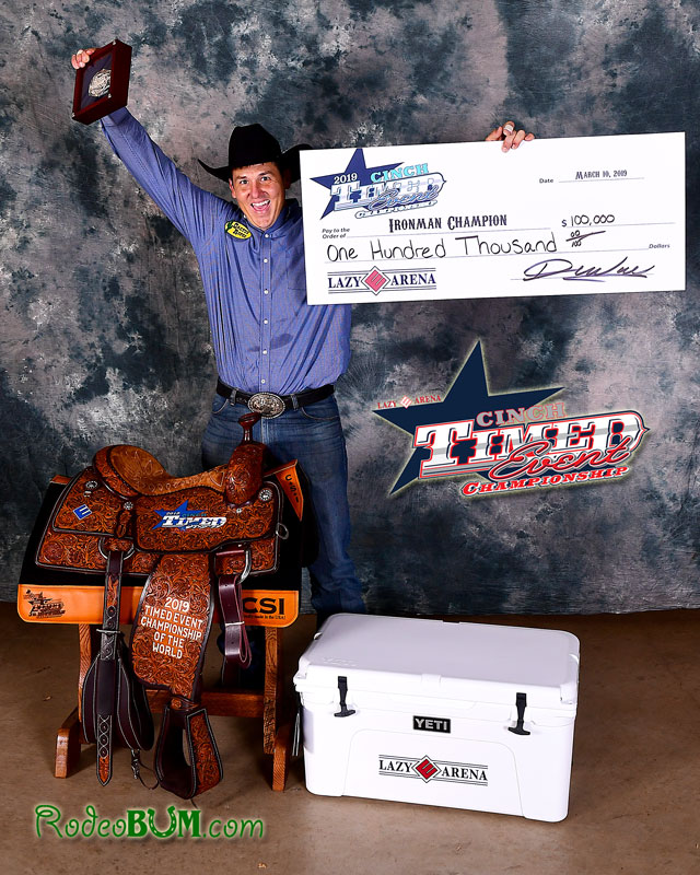CTEC Rookie snags crown. Justin Thigpen dominates CINCH Timed Event Championship on its 35th anniversary