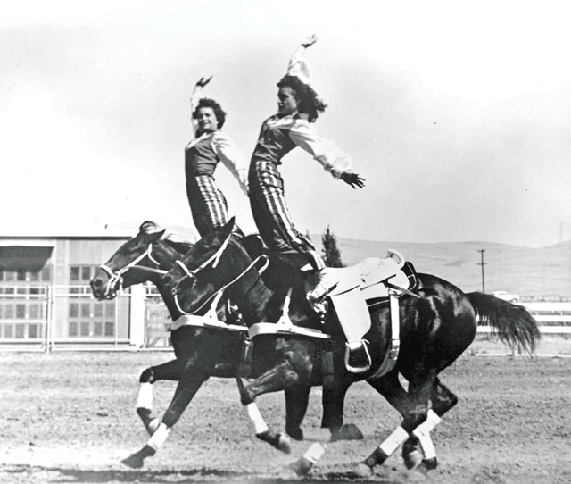 Back When They Bucked with The Ludwig Twins: Wilma Hybarger & Wanda Cagliari