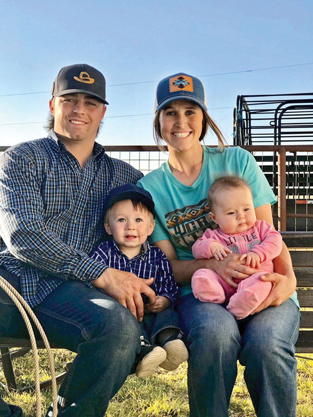 Wyatt and Leslie Casper with their two children - Courtesy