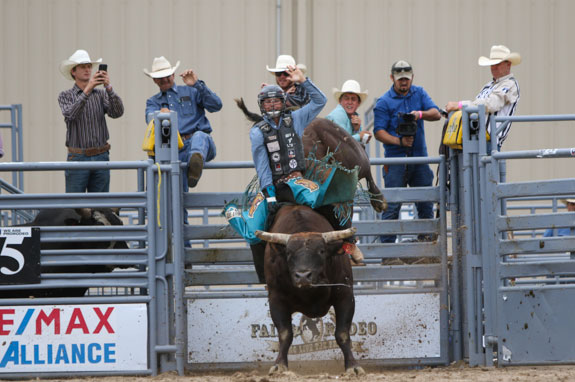 Local resident wins bull riding at Douglas County Fair & Rodeo