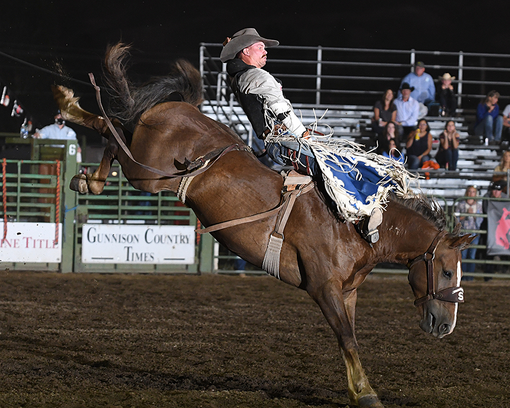 Larsen spurs to the top in Gunnison