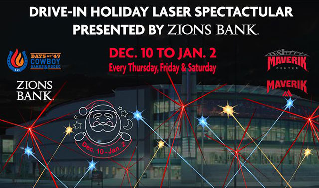 Drive-In Holiday Laser Spectacular this December at Maverik Center