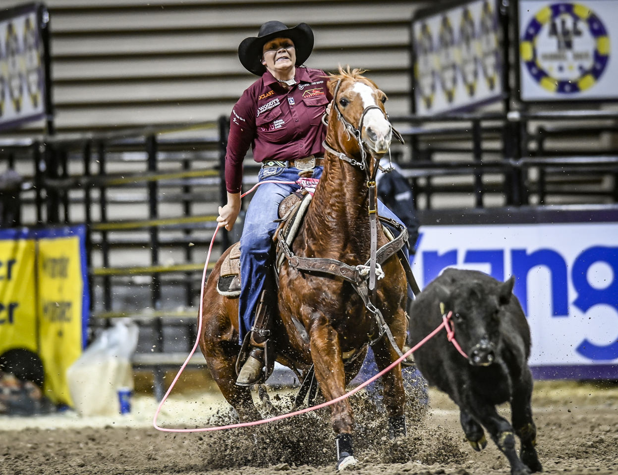 Gilbert Etches Name in History Books as 2021 WPRA World Champion Breakaway Roper