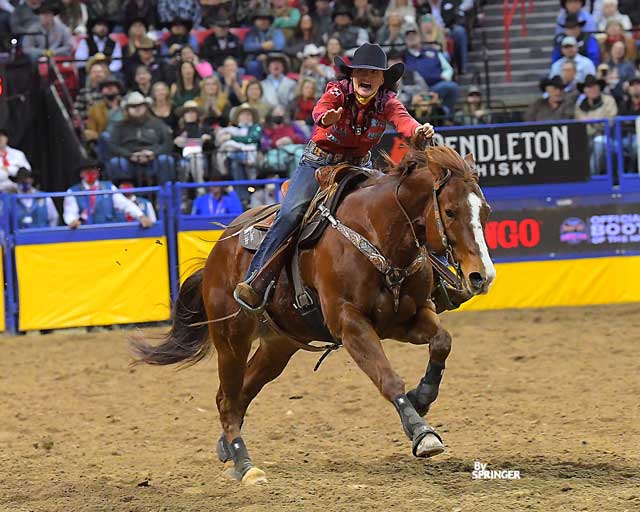 Briggs Takes Victory Lap in Eighth Round at the Wrangler NFR