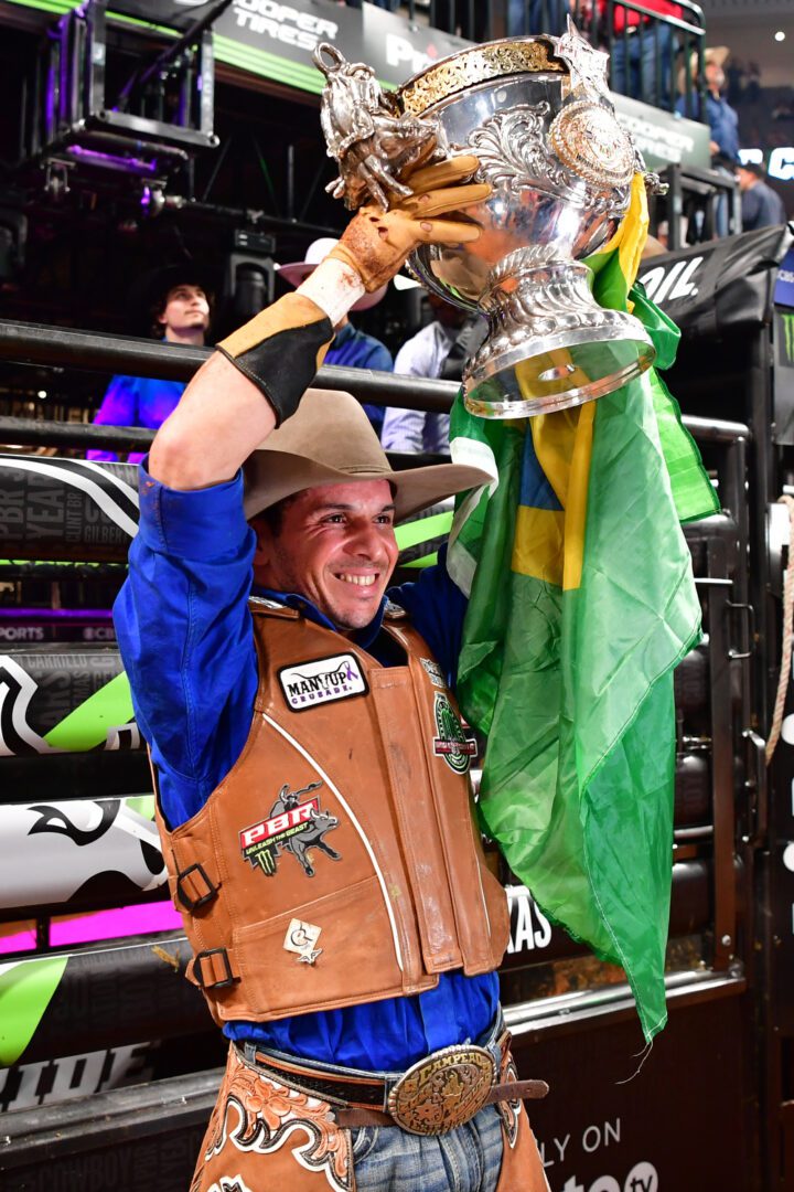 Rafael Jose de Brito Makes PBR History as First Rider to Be Crowned World Champion and Rookie of the Year in Same Season